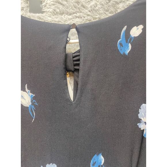 White House Black Market Dress Women Medium AOP Flower Boho Sheath MSRP $110 NWT - Picture 8 of 13